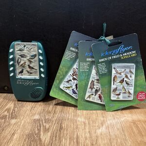 BIRDSONG IdentiFLYER  4 Cards Manual  Handheld Electronic Bird Call /Works